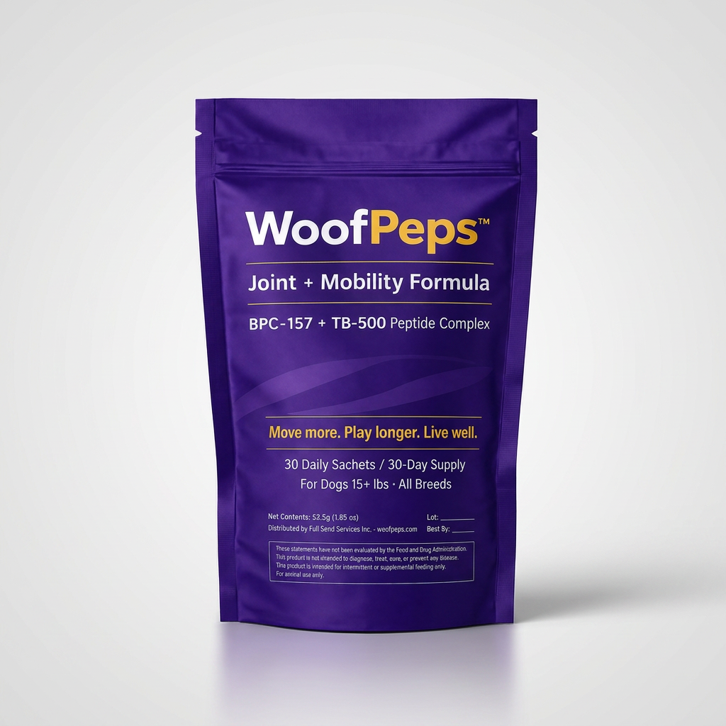 bpc 157 peptides for dogs WoofPeps Joint + Mobility Formula 1 Box bruising after b12 injection 3-bottles Full/Deposit:Deposit